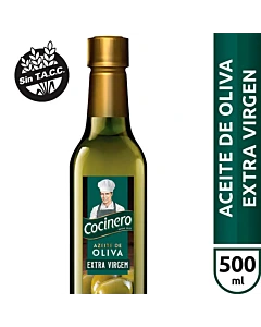 Aceite De Oliva Cocinero Extra Virgen Sin Tacc 500 Ml