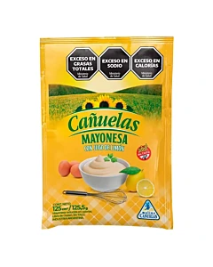 Mayonesa Cañuelas Con Jugo De Limón 125,5 G