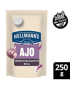 Mayonesa Con Ajo Hellmanns 250 G