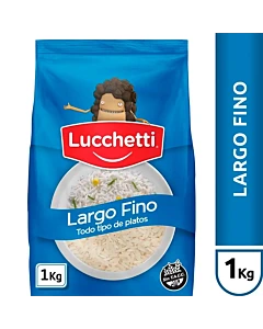 Arroz Largo Fino Lucchetti 1 Kg