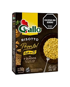 Risotto Gallo Pronto 4 Queso 240gr