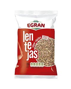 Lentejas Super Rapidas Egran 400gr