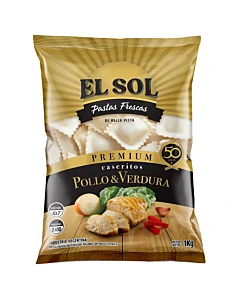 Caseritos Pollo Espinaca Y Crema De Queso El Sol 1kg