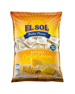 Ravioles 4 Quesos El Sol 1 Kg
