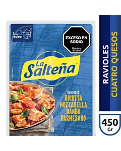 Ravioles La Salteña Cuatro Quesos 450g