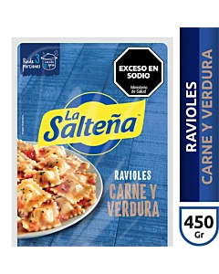 Ravioles La Salteña De Carne Y Verdura 450g