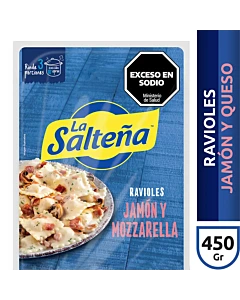 Ravioles La Salteña De De Jamón Y Mozzarella 450g