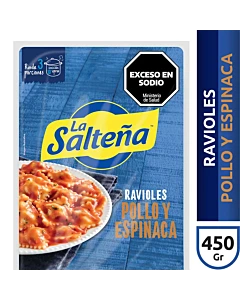 Ravioles La Salteña De Pollo Y Espinaca 450g