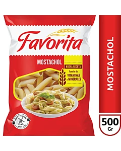 Fideos Favorita Mostachol 500 G