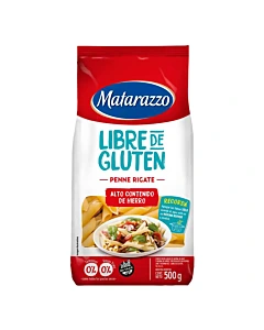 Fideos Penne Rigate Matarazzo Libre De Gluten 500gr