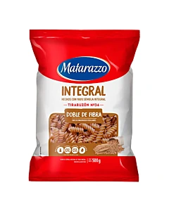Fideos Matarazzo Tirabuzón Integral 500 G