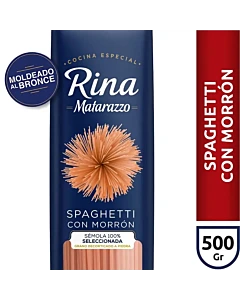 Spaghetti Rina Matarazzo Con Morrón 500 G