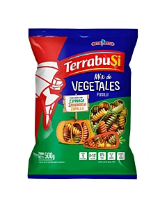 Fideos Terrabusi Fusilli Mix De Vegetales 500 G