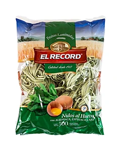Fideos El Record Nidos Al Huevo N° 3 500 G