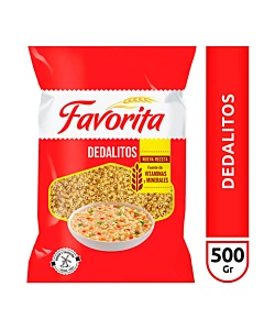 Fideos Favorita Dedalitos 500g
