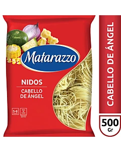 Fideos Cabello De Angel Trigo Matarazzo 500 G