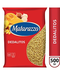 Fideos Dedalitos 100% Trigo Candeal Matarazzo 500gr