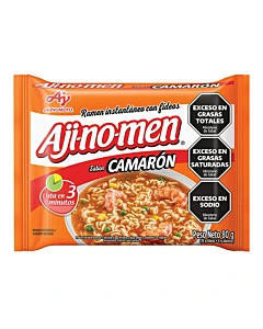 Fideos Listos Aji No Men Camaron 80 G