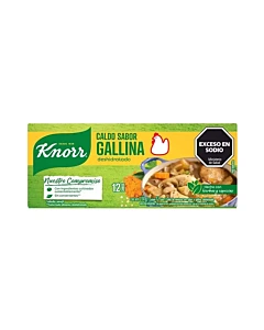 Caldo Knorr Gallina 12u 114g