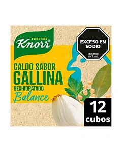 Caldo Knorr Sabor Gallina Deshidratado 114 G 12u
