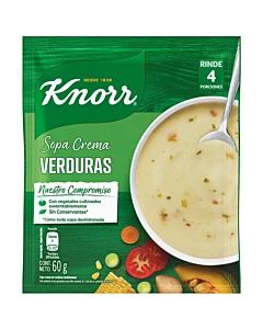 Sopa Crema Knorr  De Vegetales  60 G