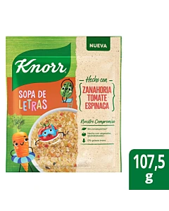 Sopa De Letras Knorr Con Vegetales 7.5g