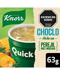 Sopa Knorr Choclo Perejil Nuez Moscada 63g