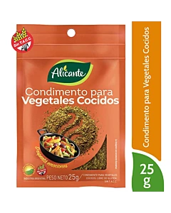Condimento Para Vegetales Alicante 25gr