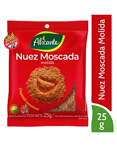 Nuez Moscada Molida Alicante 25gr