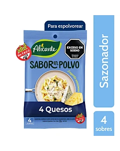 Saborizador En Polvo Alicante 4 Quesos 30 Gr
