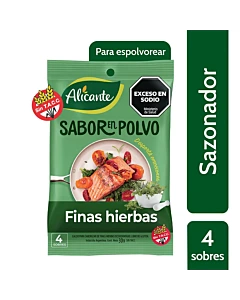 Saborizador En Polvo Alicante Finas Hierbas 30 Gr