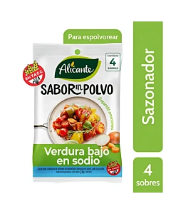 Saborizador Polvo Alicante Verdura Sin Sal 24 Gr