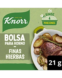 Bolsa Para Horno Knorr Finas Hierbas 21 G