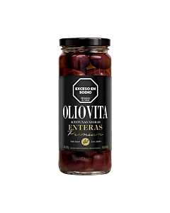 Aceitunas Negras Oliovita Premium Enteras 330 G