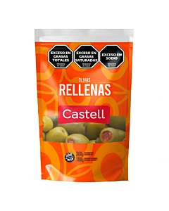 Aceitunas Verde Castell Rellenas Con Morrones 300gr