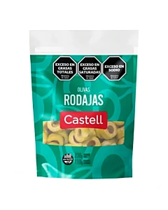 Aceitunas Verdes Castell Rodajas 110 G
