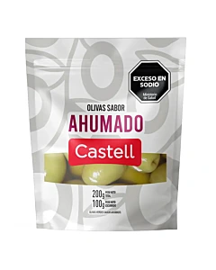 Aceitunas Verdes Castell Sabor Ahumado 100 G