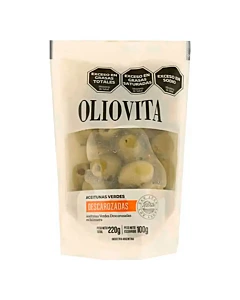 Aceitunas Verdes Oliovita Descarozadas 220 G
