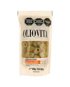Aceitunas Verdes Oliovita Descarozadas 300 G