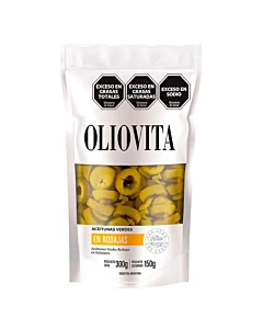 Aceitunas Verdes Oliovita En Rodajas 300 G