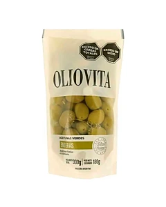 Aceitunas Verdes Oliovita Enteras 220 G