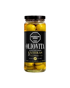 Aceitunas Verdes Oliovita Premium Enteras 330 G