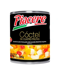 Cóctel De Cuatro Frutas Piacere 820 G
