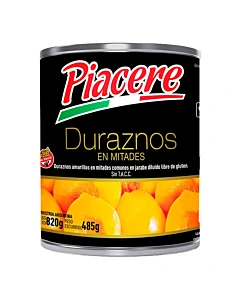 Duraznos En Mitades Piacere 820 G