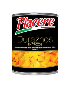 Duraznos En Trozos Piacere 820 G