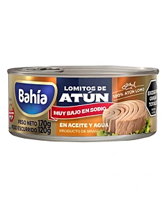Lomitos De Atún Bahía En Aceite Y Agua 170 G