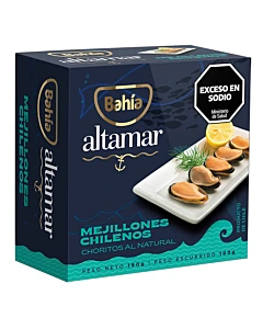 Mejillones Chilenos Bahía Al Natural 190 G