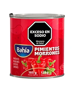 Pimientos Morrones Bahía Enteros 185 G