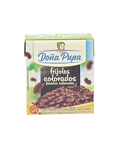 Porotos Colorados Secos Remojados Doña Pupa Tetra 340 G.