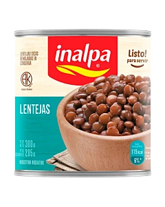 Lentejas Secas Remojadas Inalpa 300g